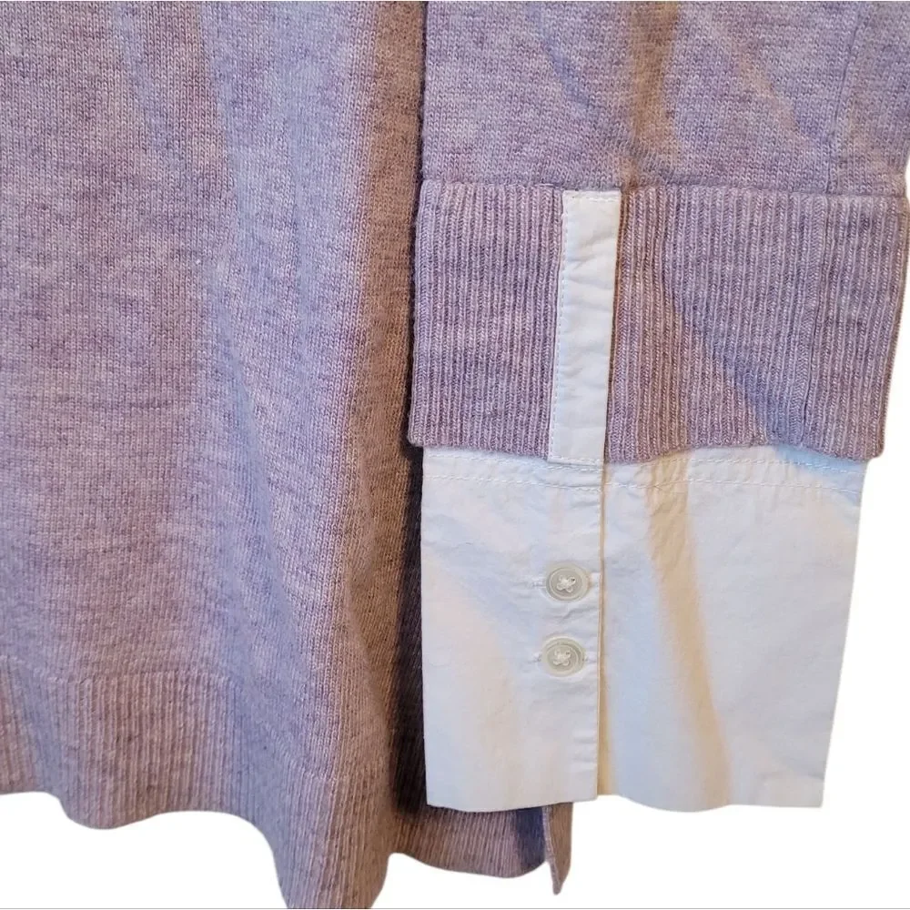 J. Crew Women's Lilac Wool Blend Sweater Size M